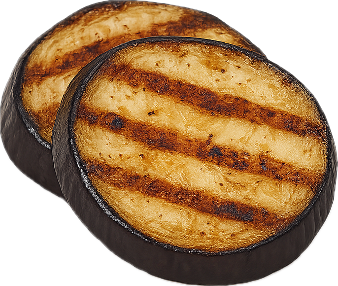 Gegrillte Aubergine