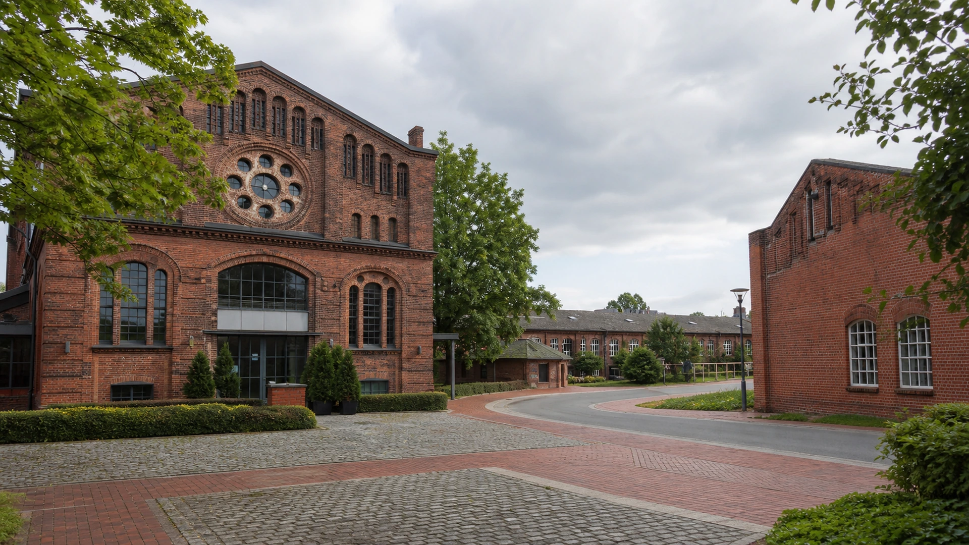 Historische Nordwolle-Fabrikarchitektur in Delmenhorst
