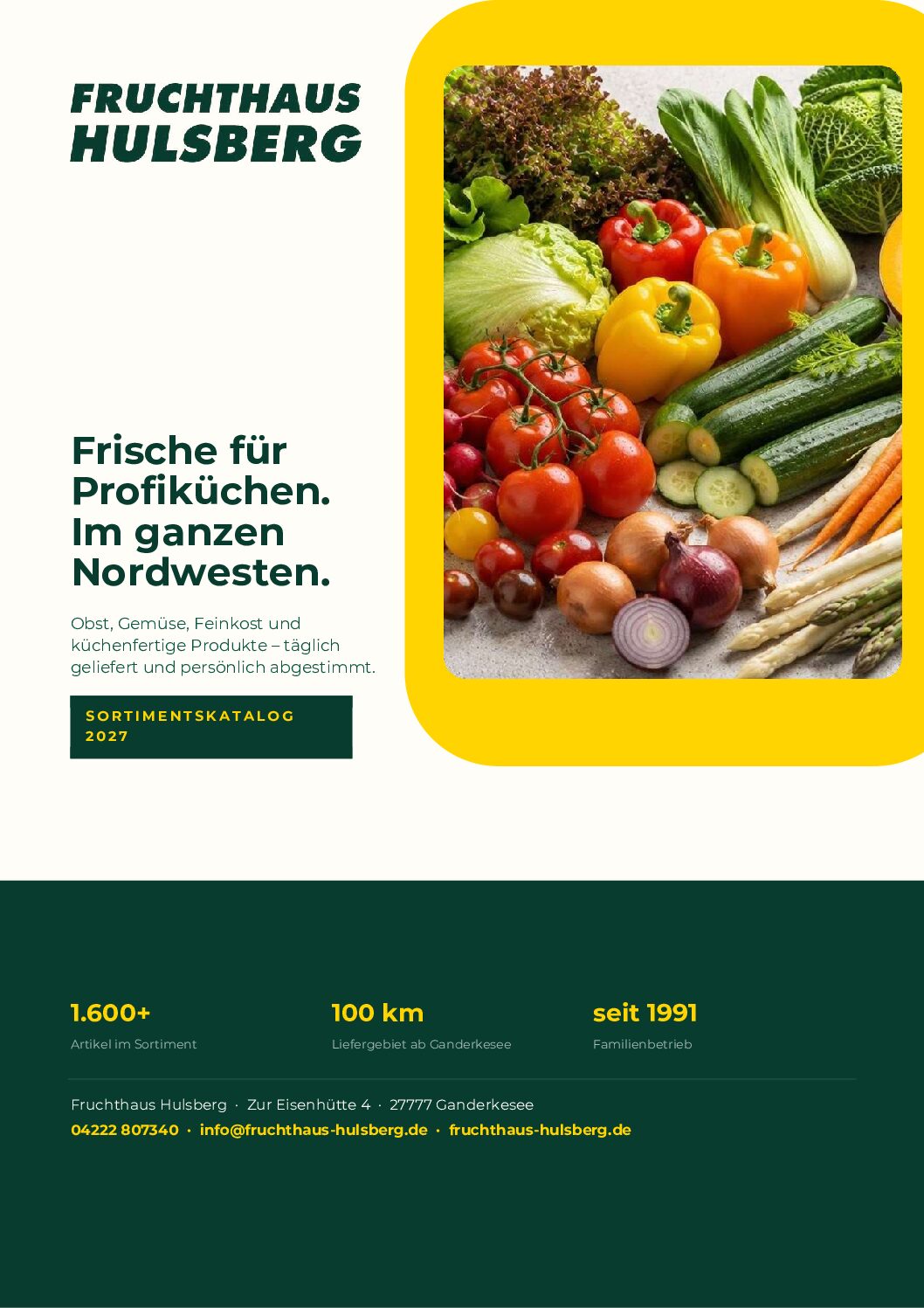 Titelseite des Fruchthaus-Hulsberg-Katalogs 2027