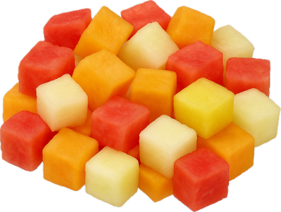 Melonenwürfel